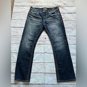 Salvage (Designed for Buckle) Mathem straight- regular straight 32R men’s jeans